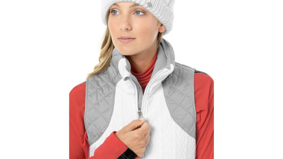 Spyder Lolo Stryke Vest - Womens, White/White/White, Medium, 182408100333P