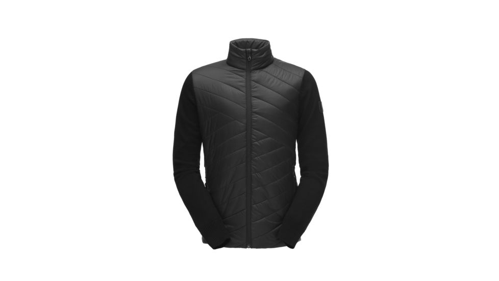 Spyder Pursuit Merino Fz Jacket - Mens, Black/Black/Black, Medium, 181400001333P
