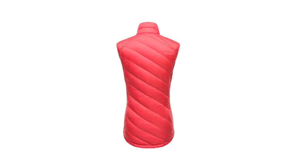 Spyder Solitude Down Vest - Womens, Hibiscus/Hibiscus, Large, 182389674555P
