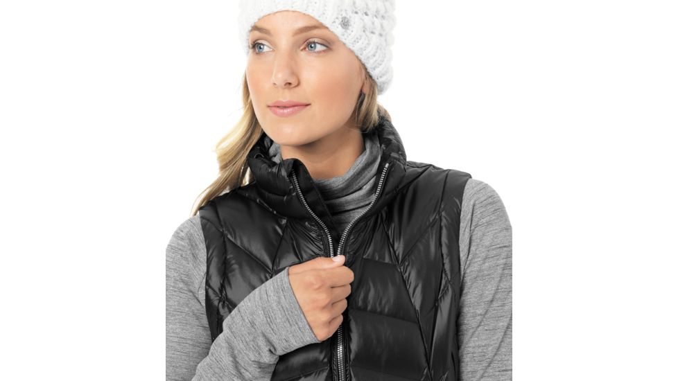 Spyder Syrround Down Vest- Womens, Black/Black, Medium, 182398001333P