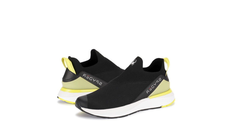 Spyder Tanaga Sneakers - Mens, Black/Yellow, M100, SP10065-M100