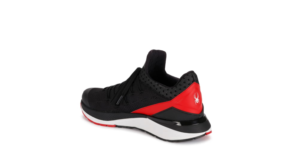 Spyder Tempo Sneakers - Mens, Black/ Fiery Red, M090, SP10152-M090