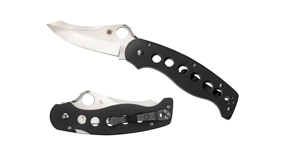 Spyderco ATR 2 Folding Knife, Black, C70GP2
