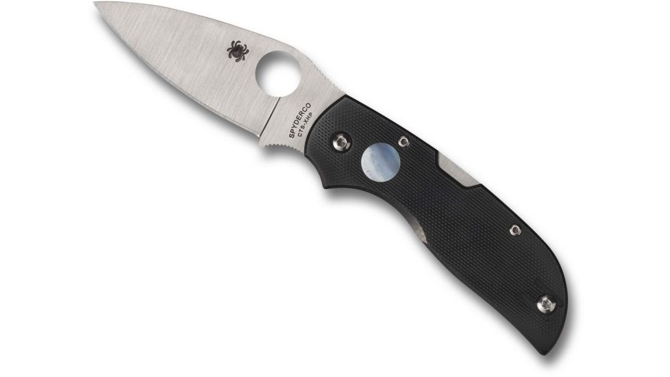 Spyderco Chaparral G10 Folding Knife, 2.8in, CTS XHP, G10, Black, C152GSMP