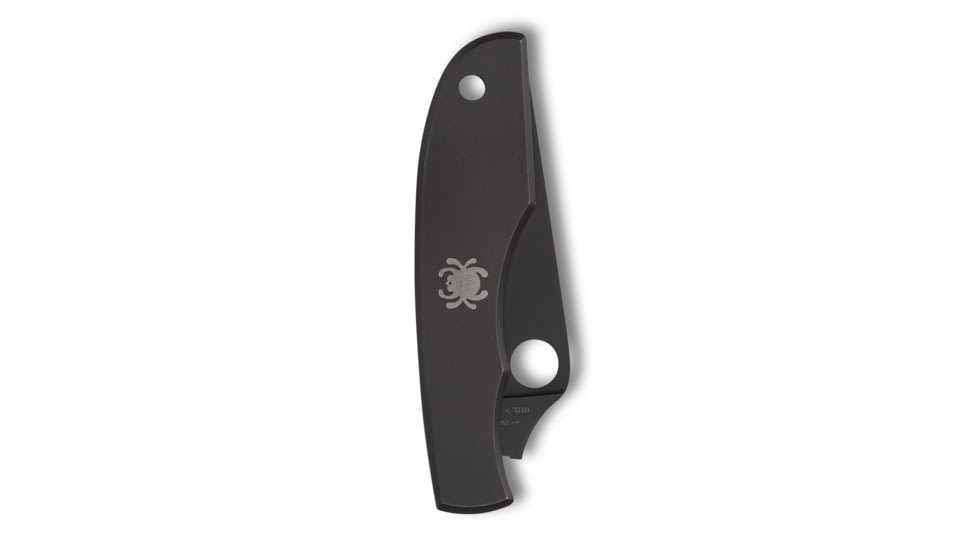 Spyderco Grasshopper SS Folding Pocket Knife 2.27in Blade Length, Sandvik 12C27 Steel, Stainless Black, C138BKP
