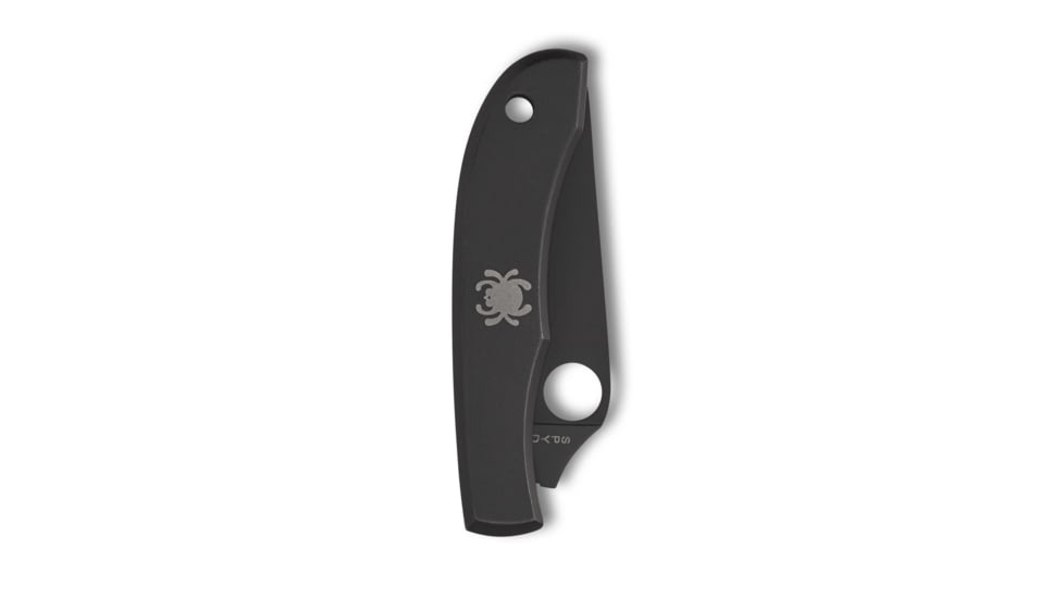 Spyderco HoneyBee SS Folding Pocket Knife 1.67in Blade Length, C137P Steel, Stainless Black, C137BKP