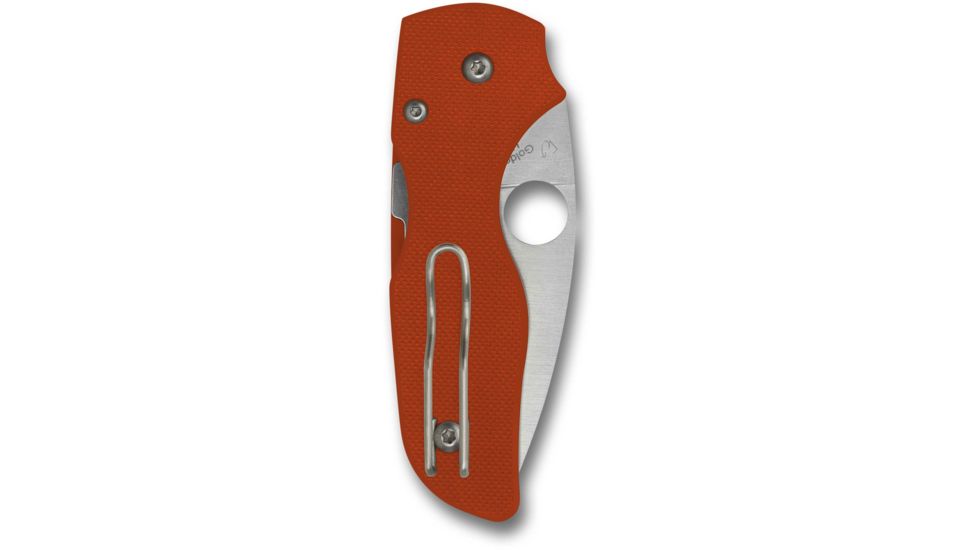 Spyderco Lil Native Sprint Folding Knife, 2.42in, CPM REX45, G10, Burnt Orange, C230GPBORE