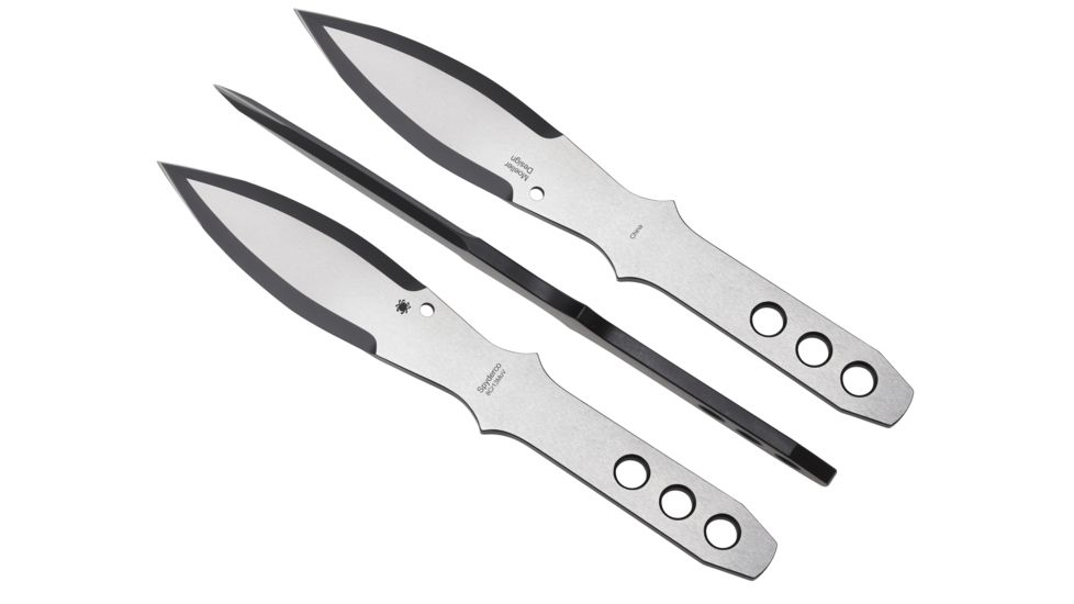 Spyderco SpyderThrowers Set of 3 Throwing Knives, TK01LG