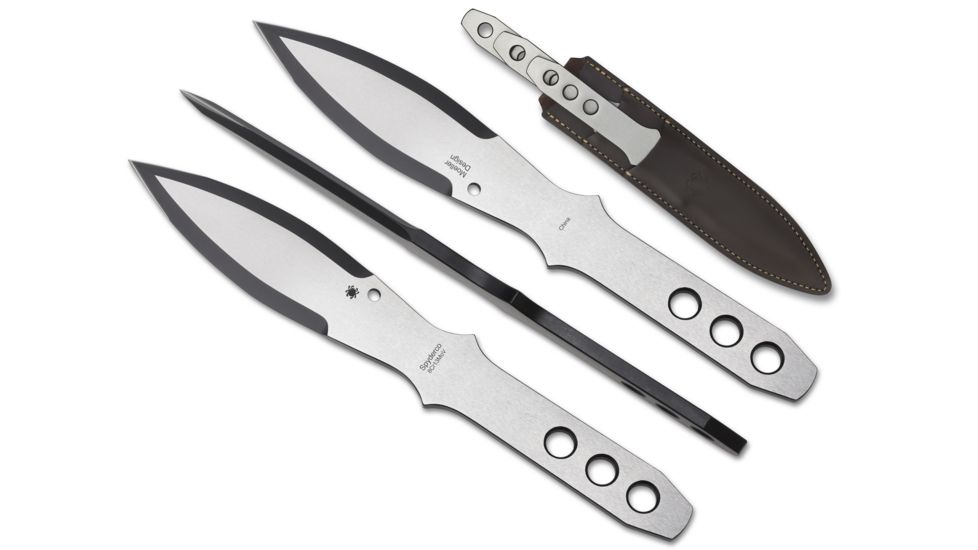 Spyderco SpyderThrowers Set of 3 Throwing Knives, TK01LG
