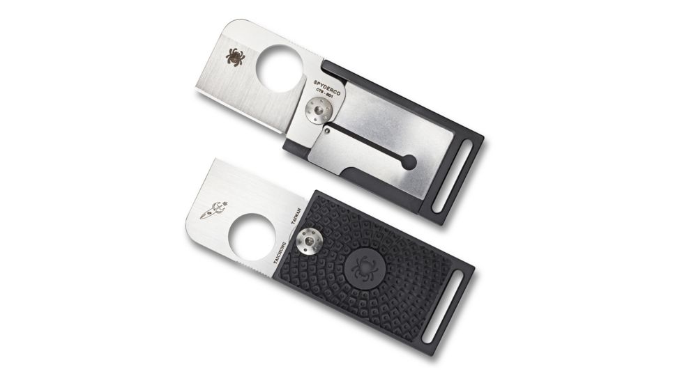 Spyderco Squarehead Dog Tag Filding Knife, C193PBK