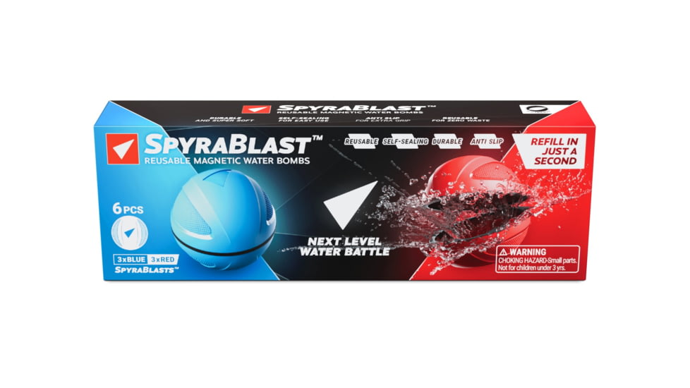 Spyra Blasters Water Bombs, Blue and Red, SPWB1BR