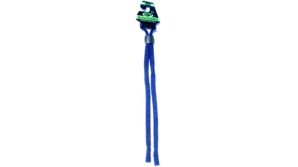 SSP Eyewear Cord 1 Nylon Two-Tone Retainer, Blue/Black, CORD1 BLU/BLK