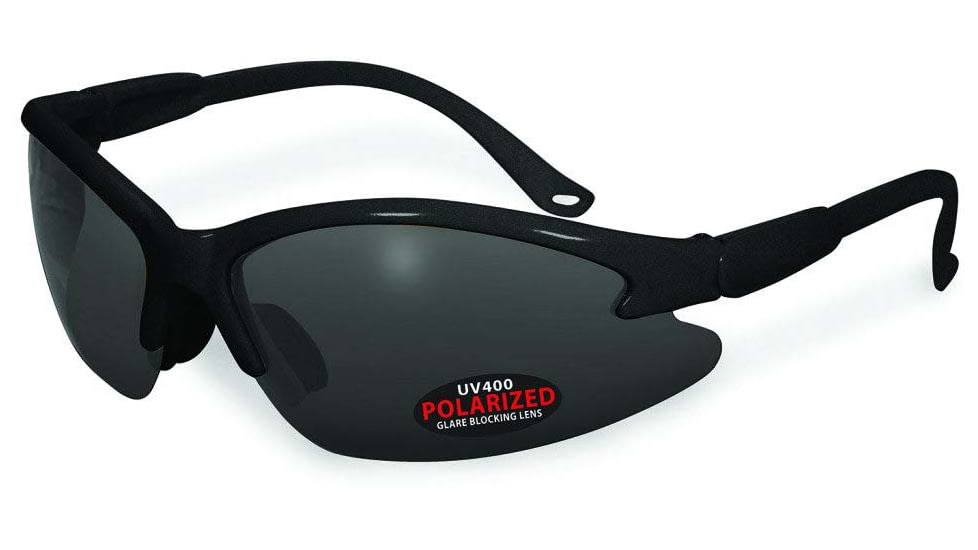 SSP Eyewear Cowlitz Polarized Sunglasses, Black Frame, Gray Lens, COWLITZ BLK GRY