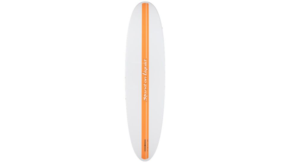 Stand On Liquid Beachwood LT Paddle Board Lightweight EPS Foam, 11in, White,Navy,Org, SON17BEACH11