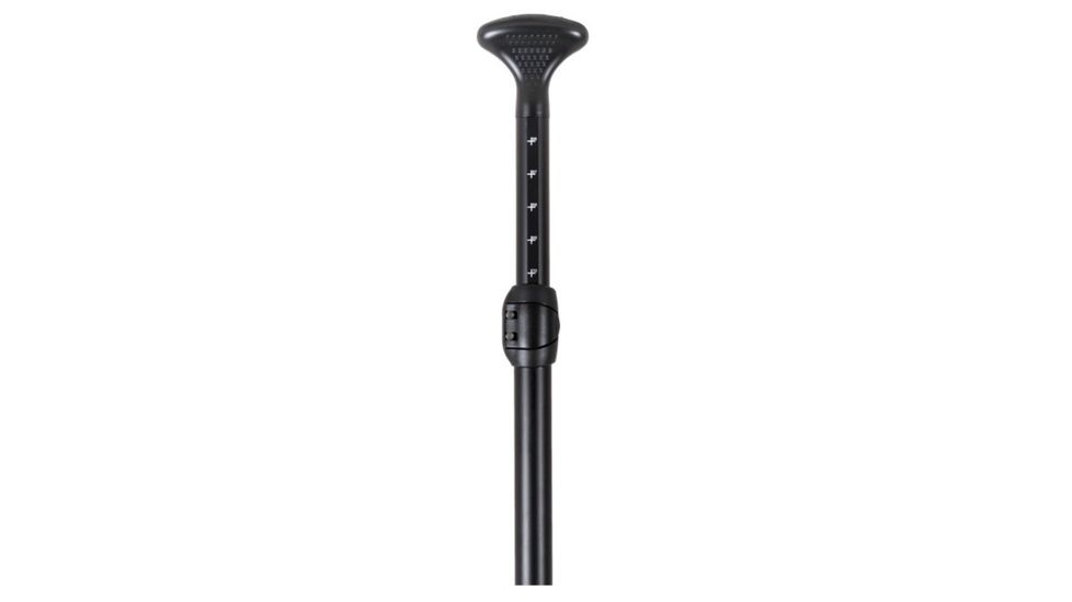 Stand On Liquid Blast 3 pc Adjustable Fiberglass Paddle, 65-81in, Black, Silver, SONL17BFGAP3P