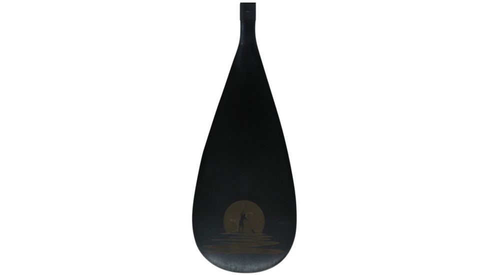 Stand On Liquid Blast Adjustable Fiberglass SUP Paddle, 65-81in, Black, Silver, SONL17FGAFP