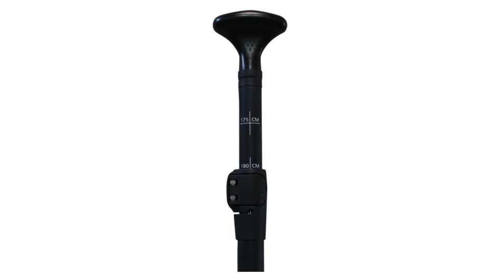 Stand On Liquid Blast Adjustable Fiberglass SUP Paddle, 65-81in, Black, Silver, SONL17FGAFP