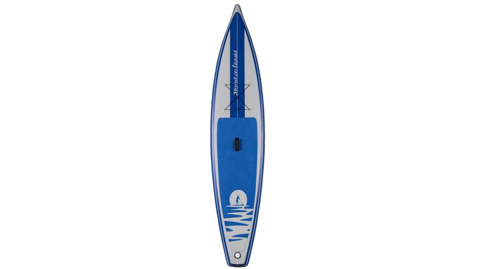 Stand On Liquid Chelan Air Paddle Boards Package Multi-Layer Fusion Technology, 12,6in, Blue,Gry, SONL18CHELA126