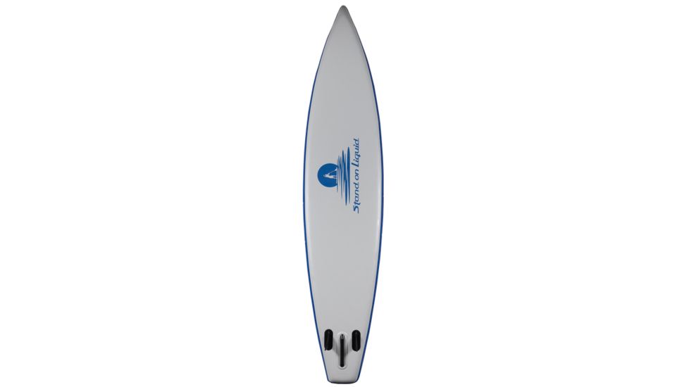 Stand On Liquid Chelan Air Paddle Boards Package Multi-Layer Fusion Technology, 12,6in, Blue,Gry, SONL18CHELA126