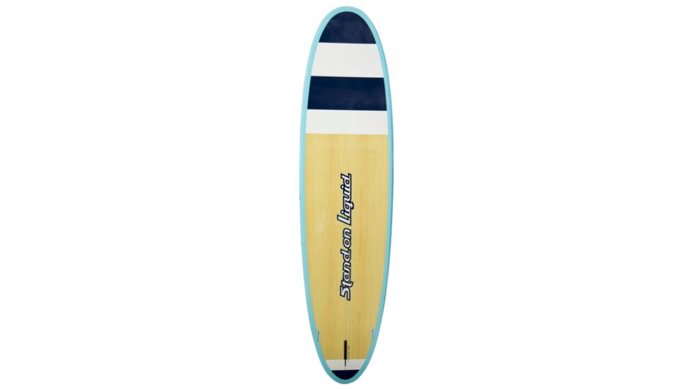 Stand On Liquid Del Mar Paddle Board Lightweight EPS Foam, 11in, Aqua,Navy, SONL17DELM11