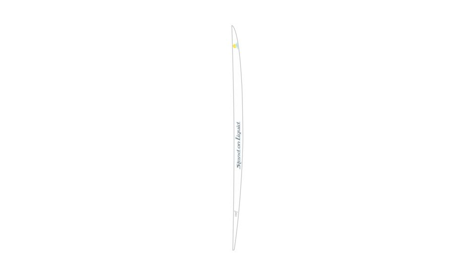 Stand On Liquid Reef Paddle Board Lightweight EPS Foam, 10,6in, Aqua,Yellow,Gry, SONL17REEF106
