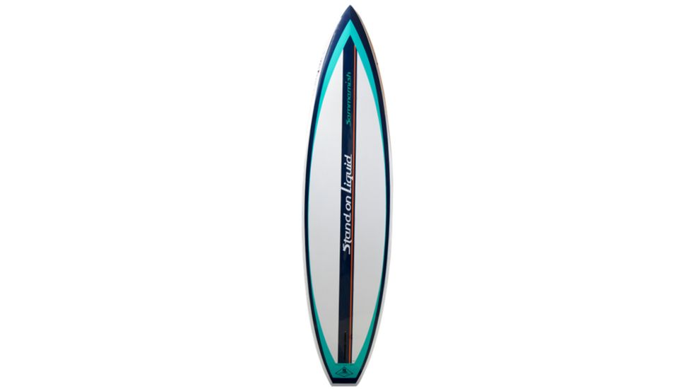 Stand On Liquid Sammamish Paddle Board Epoxy Construction, 11in, Aqua,Navy,Org, SONL17SAMM11