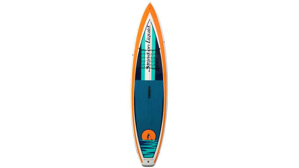 Stand On Liquid Sammamish Paddle Board Epoxy Construction, 11in, Aqua,Navy,Org, SONL17SAMM11