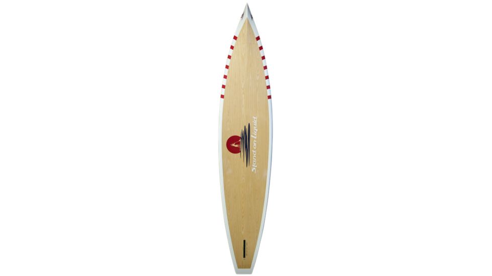 Stand On Liquid San Juan Paddle Board Thermal Composite Wood Construction, 12,6in, Brick Red,White, SONL17SANJ126