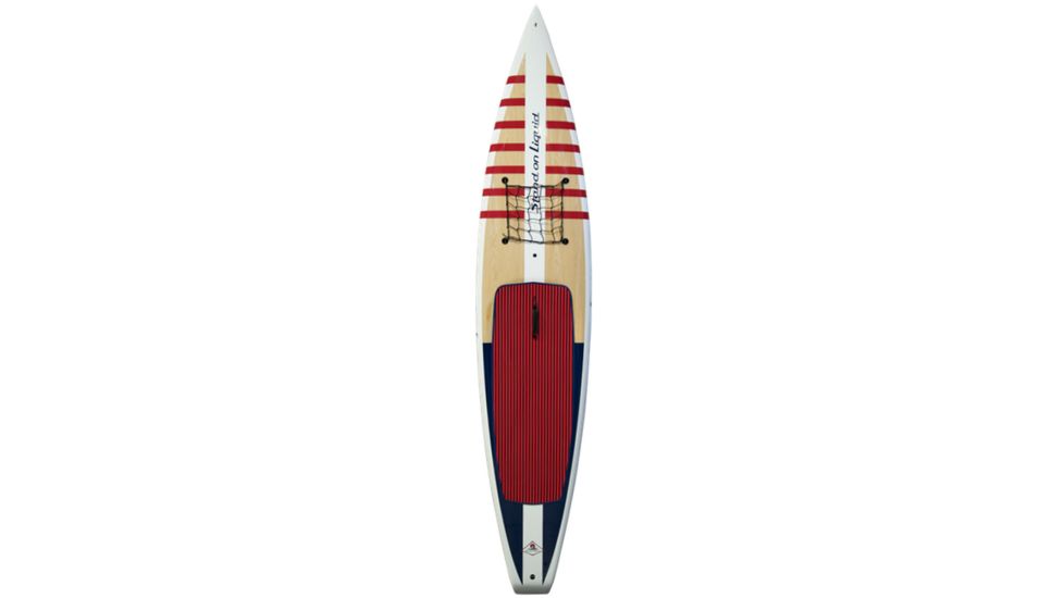Stand On Liquid San Juan Paddle Board Thermal Composite Wood Construction, 12,6in, Brick Red,White, SONL17SANJ126