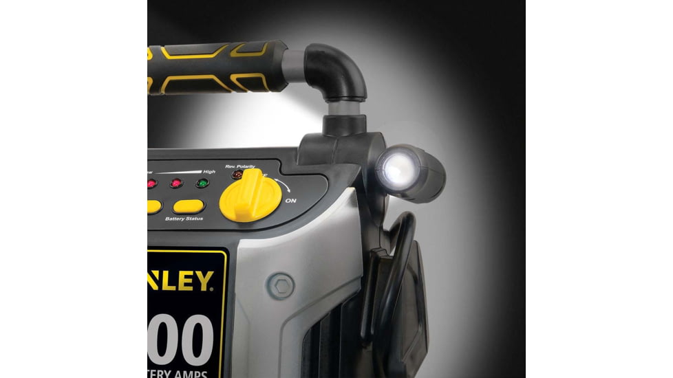 Stanley 1000 Peak Amp Jump Starter with Air Compress, Yellow/Black, J5C09