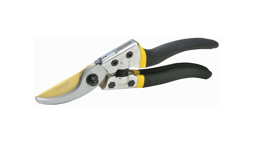 Stanley Tools Accuscape Proseries Compact Bypass Pruner, Black/Yellow, BDS6004