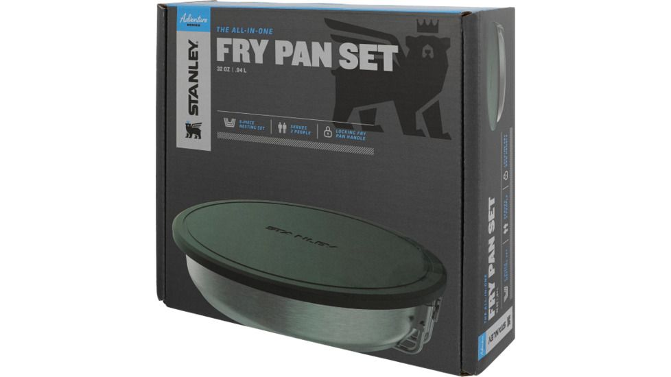 Stanley Adventure All-In-One Fry Pan Set, Stainless Steel, 10-02658-012