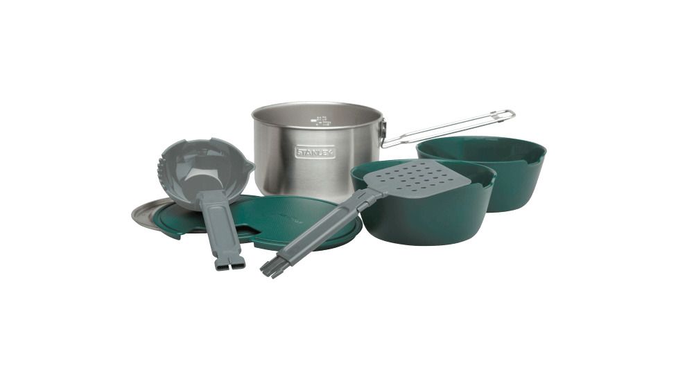 Stanley Adventure All-In-One Two Bowl Cook Set, Stainless Steel, 10-01715-016