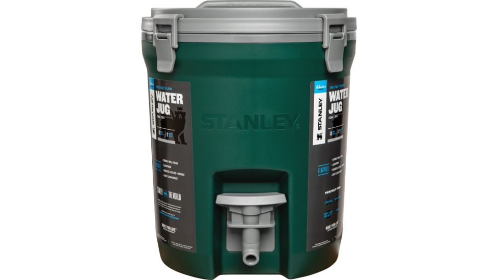 Stanley Adventure Fast Flow Water Jug, Green, 2 Gallon, 10-01938- 010