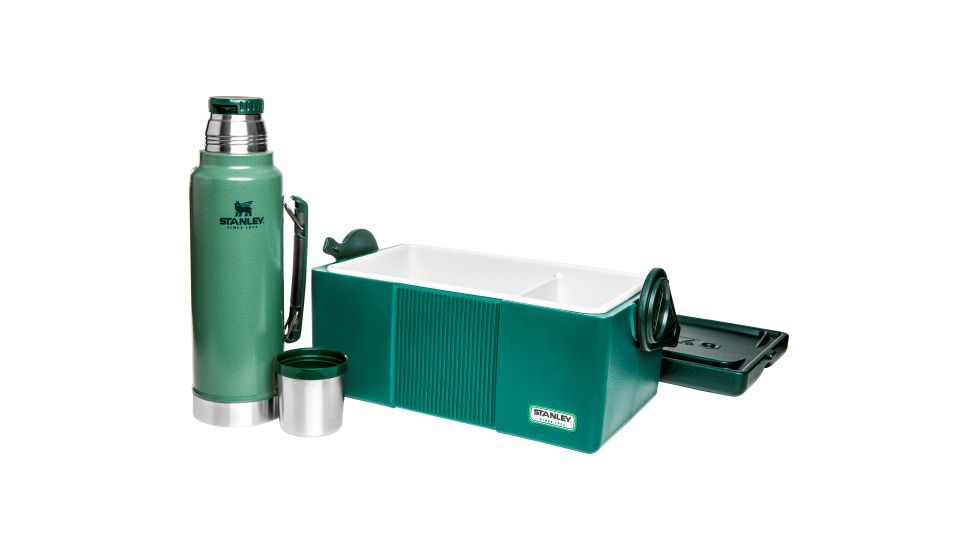 Stanley Adventure Heritage Cooler and Bottle Set, Green, 10-08258-001