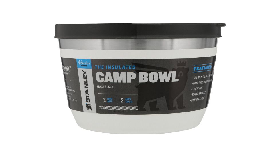 Stanley Adventure Insulated Camp Bowl, Polar, 18 oz, 10-02885-007