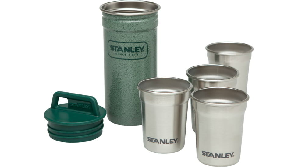 Shed,Stanley Tools Adventure SS Shot Glass Set-Hammertone Green