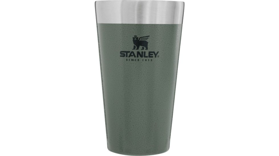 Stanley Adventure Stacking Beer Pint, Hammertone Green, 16 oz, 10-02282-052
