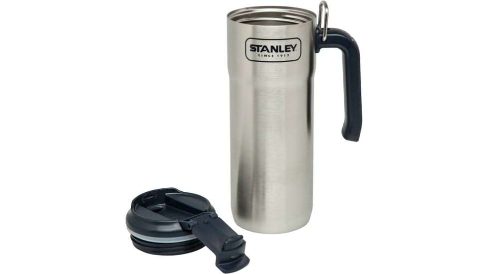 Shed,Stanley Tools Adventure Steel Travel Mug 20oz-Stainless Steel