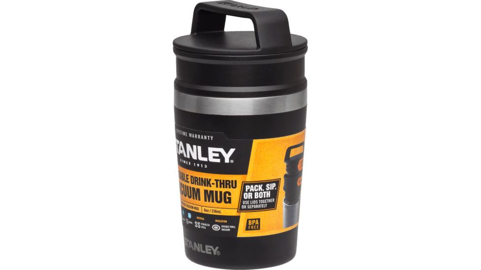 Stanley Adventure Vacuum Mug 8oz, Matte Black 10-02887-002