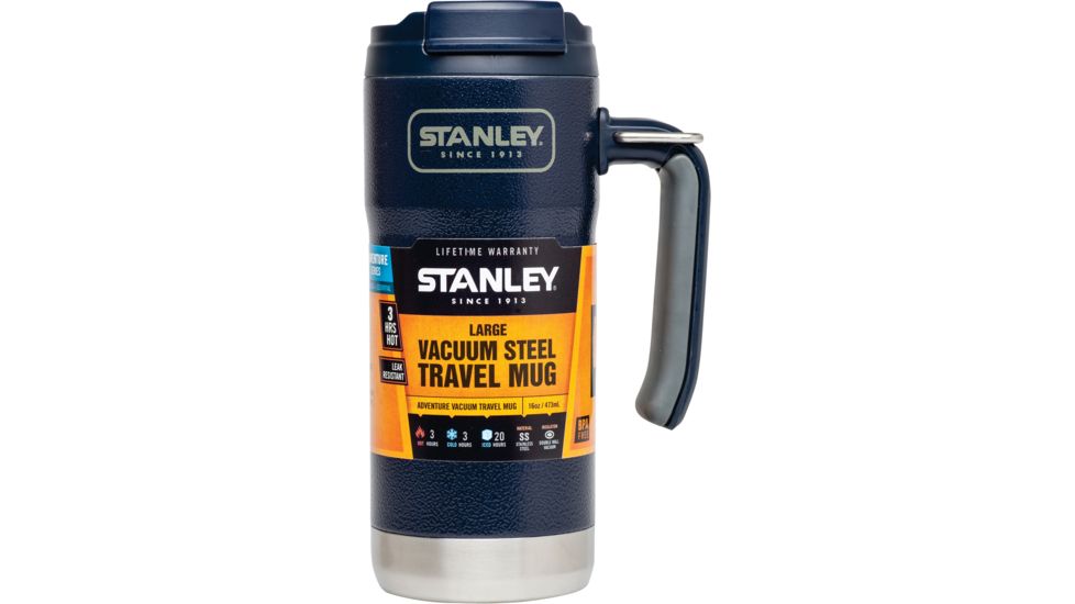 Stanley Adventure Vacuum Travel Mug 16oz, Hammertone Navy 10-01903-001