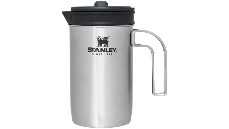 Stanley All-In-One Boil w/ Brew French Press, Stainless Steel Shale, 32 oz/0.94 L, 10-02345-026