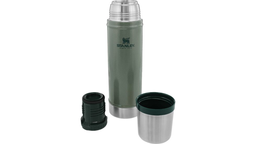 Stanley Classic Legendary Bottle, Hammertone Green, 20 oz, 10-07931-001