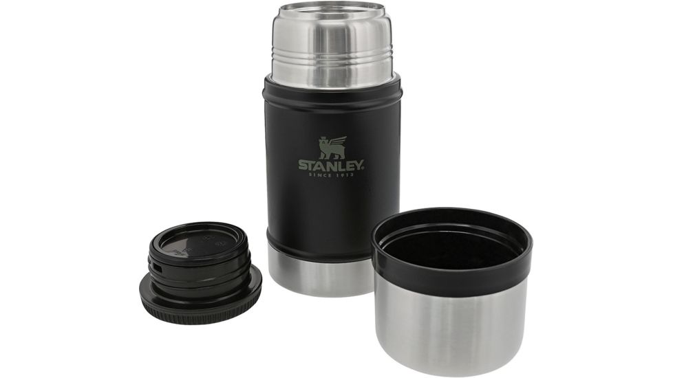 Stanley Classic Legendary Food Jar 24oz-, Matte Black, 24 ounce, 10-07936-002