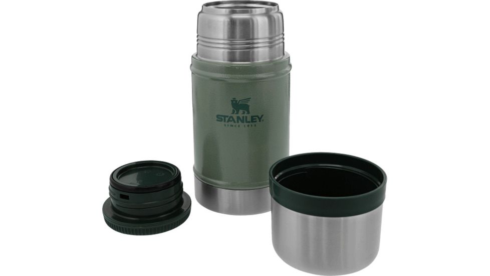 Stanley Classic Legendary Food Jar, Hammertone Green, 24 oz, 10-07936-001