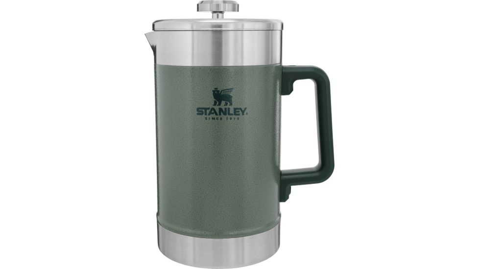 USED Stanley Classic Stay Hot French Press, Hammertone Green, 48 oz, 10-02888-007, EDEMO1