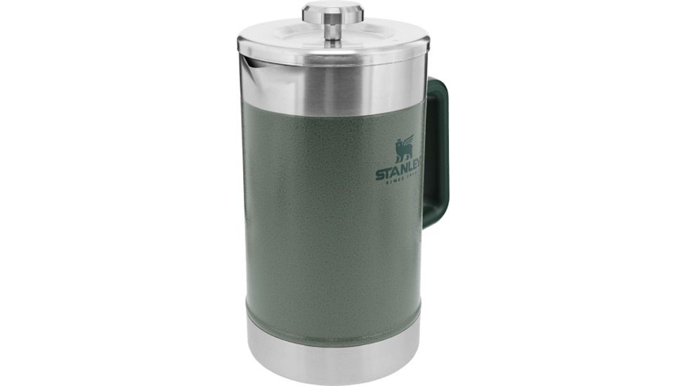 Stanley Classic Stay Hot French Press, Hammertone Green, 48 oz, 10-02888-007