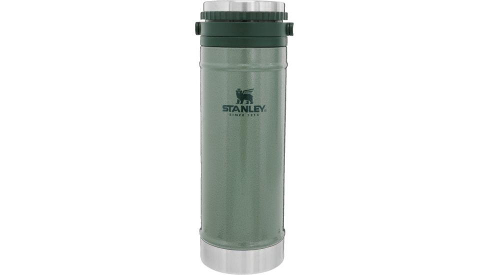 Stanley Travel Mug French Press, Hammertone Green, 16 oz, 10-01855-013
