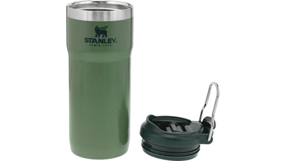 Stanley Classic TwinLock Travel Mug, Hammertone Green, 16 oz, 10-06443-012