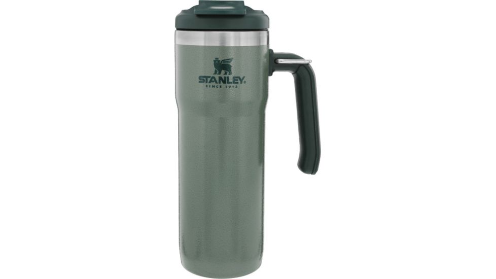 Stanley Classic TwinLock Travel Mug, Hammertone Green, 20 oz, 10-06442-009